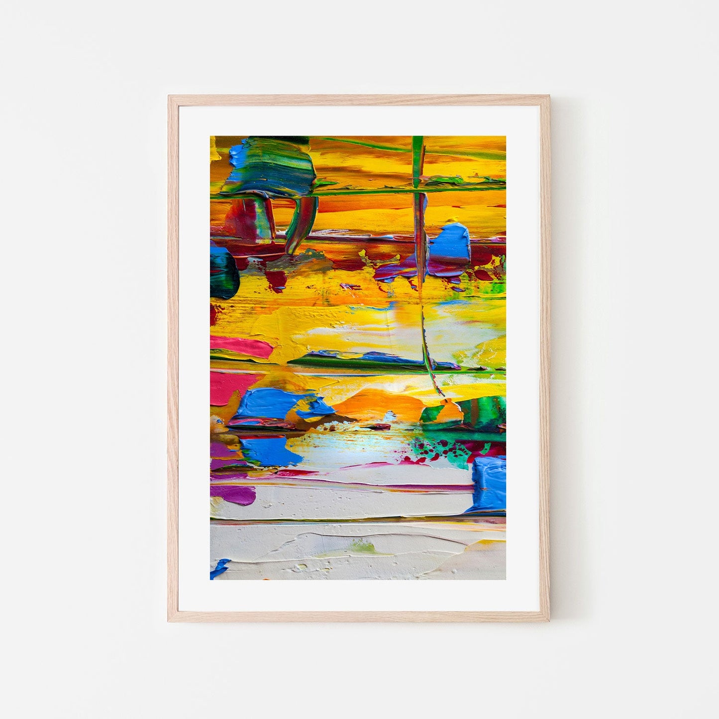 An Outburst of Colour, Hand-Painted Canvas