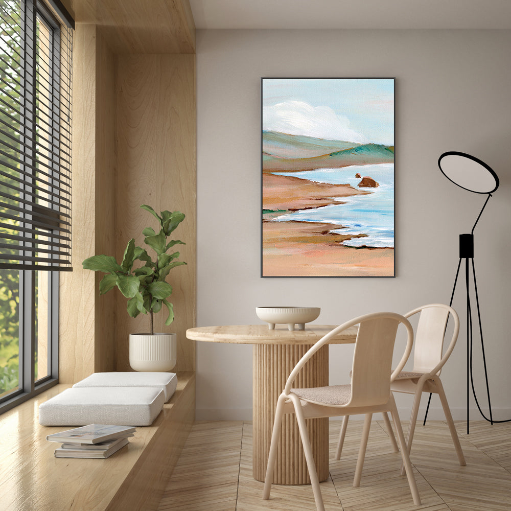 West Coast, Style A, Hand-Painted Canvas