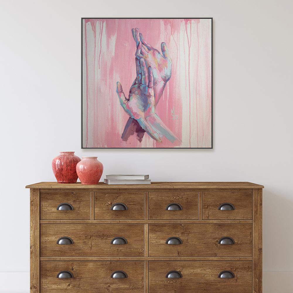 Entertwined , Hand-painted Canvas