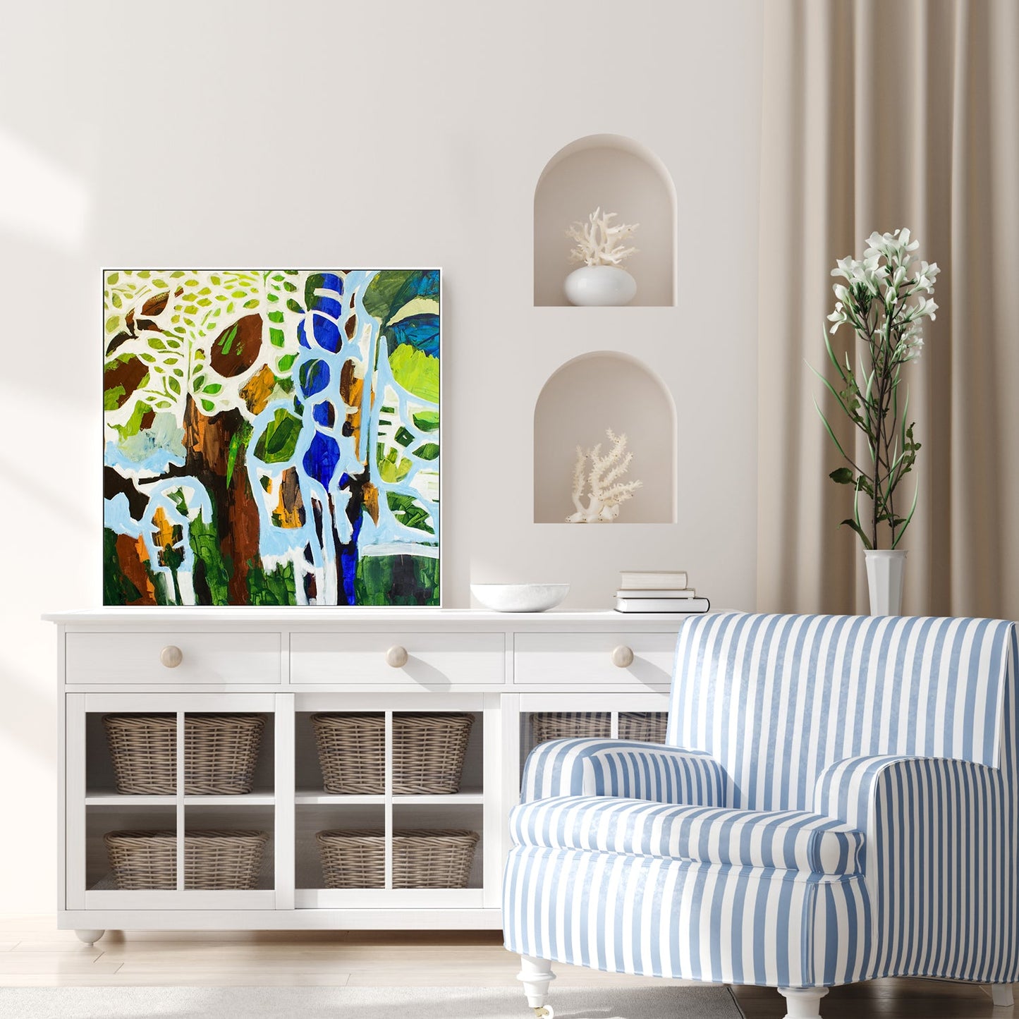 Natures Way, Hand-Painted Canvas