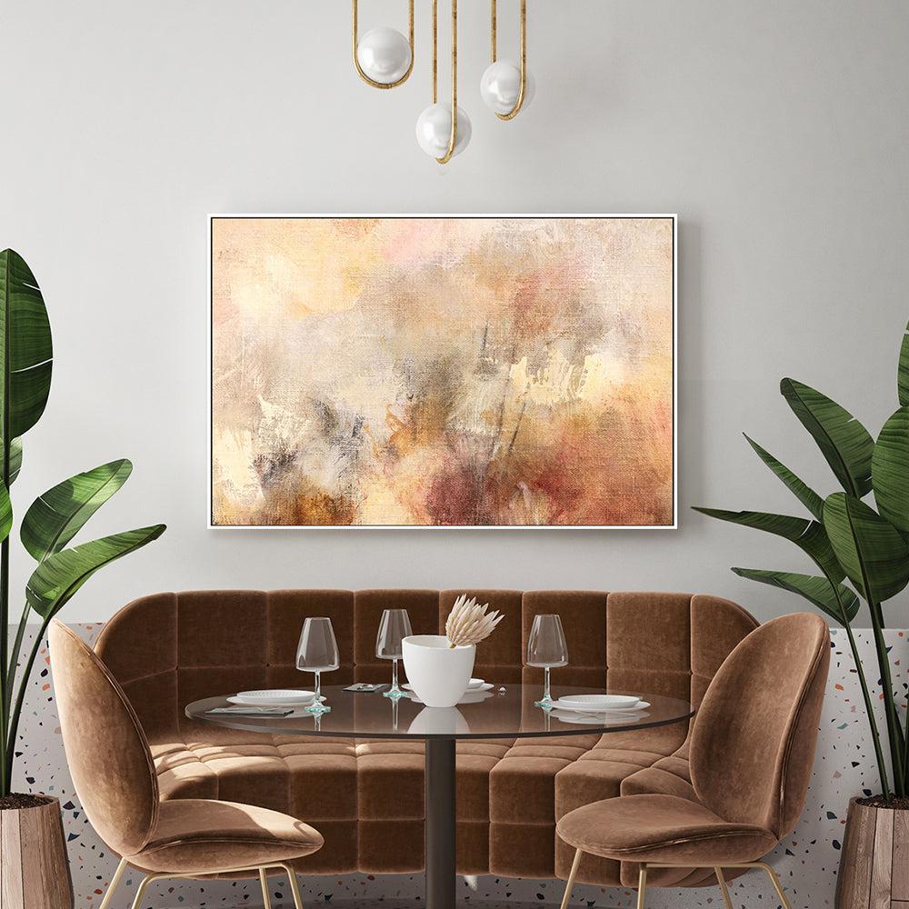 Warmth and Blush , Hand-painted Canvas