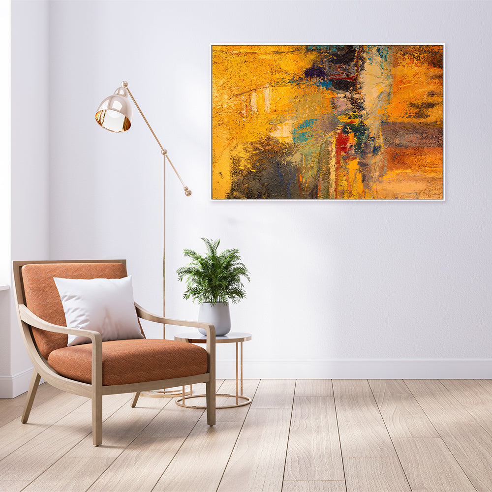 Amber Bliss, Hand-Painted Canvas