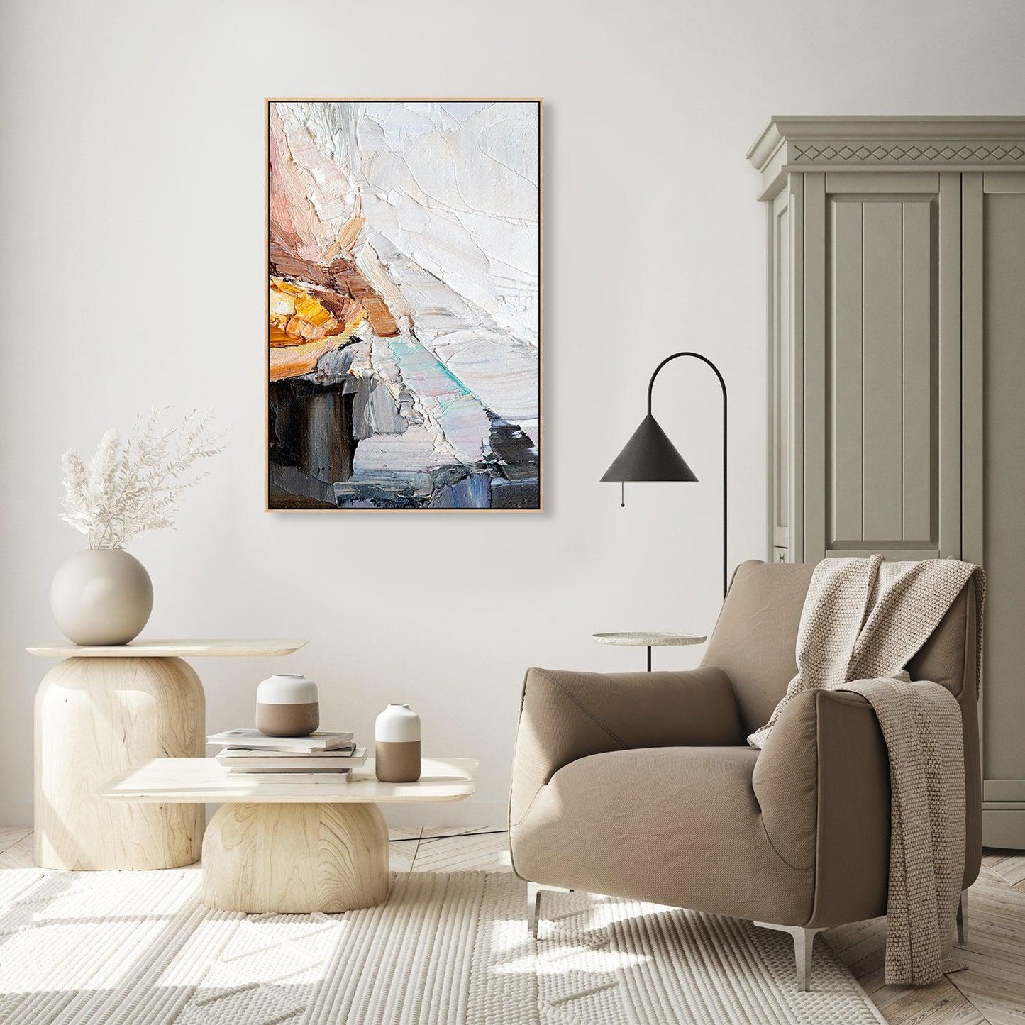 Ascending , Hand-painted Canvas