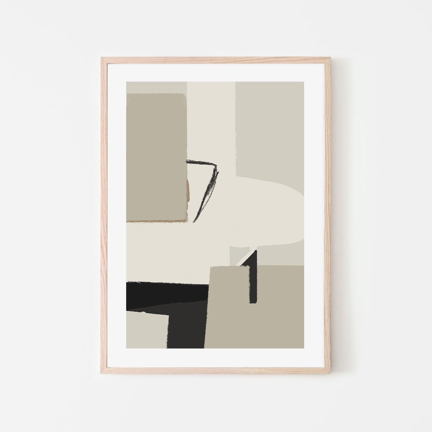 Polite Chessman , Hand-Painted Canvas