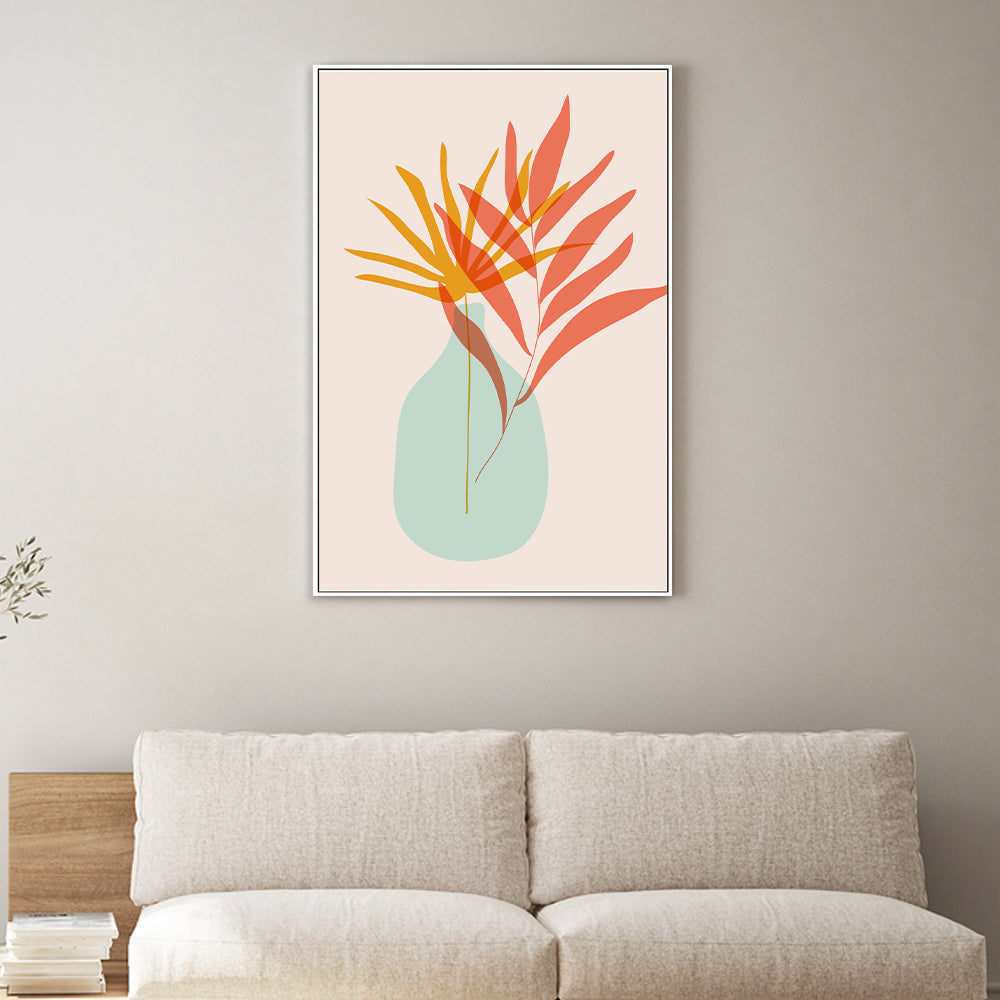 wall-art-print-canvas-poster-framed-Aquamarine Vase-GIOIA-WALL-ART