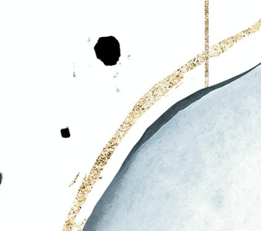 wall-art-print-canvas-poster-framed-Crystal Blue With Gold Touch, Style B-by-Gioia Wall Art-Gioia Wall Art