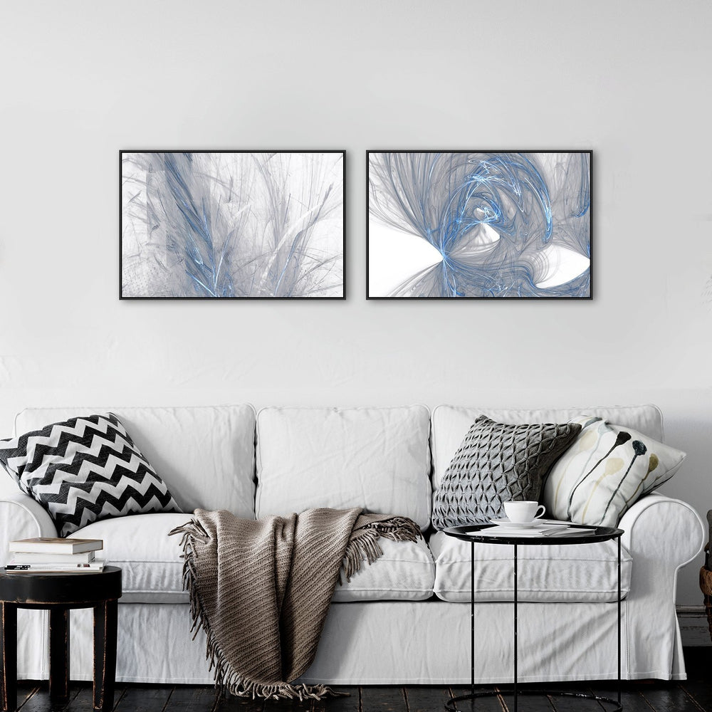 wall-art-print-canvas-poster-framed-Light As A Feather, Set Of 2-by-Gioia Wall Art-Gioia Wall Art