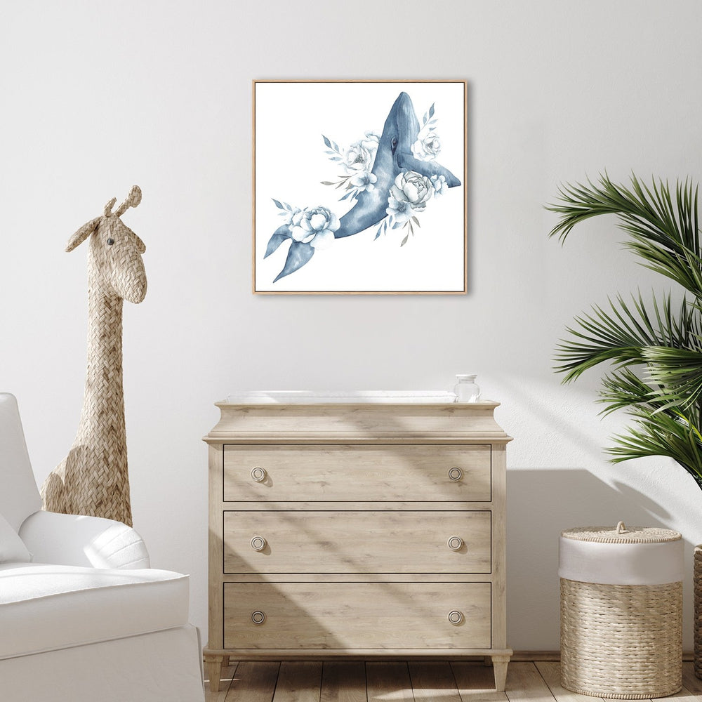 wall-art-print-canvas-poster-framed-Majestic Wale Illustration-by-Gioia Wall Art-Gioia Wall Art