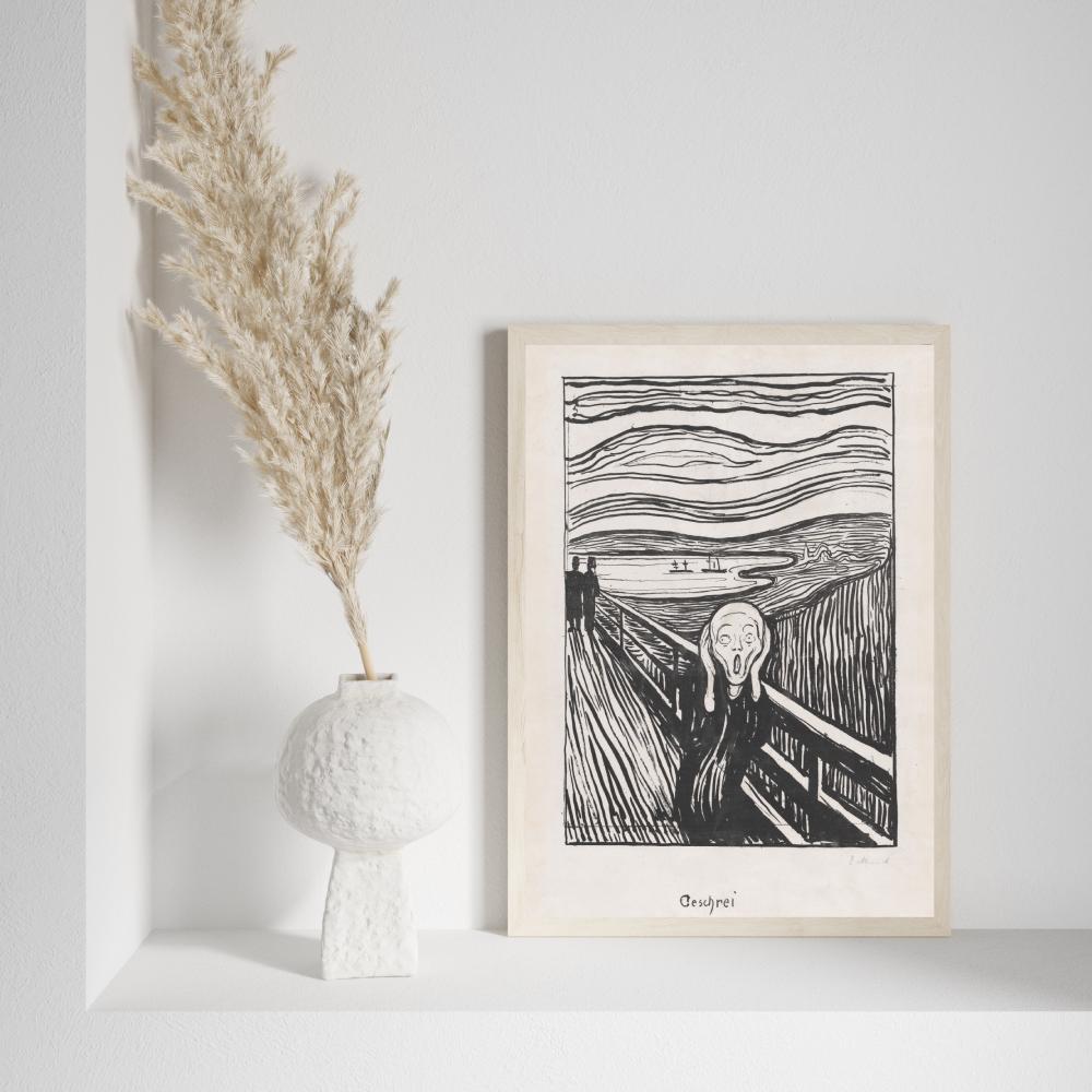 wall-art-print-canvas-poster-framed-The Scream, 1895, By Edvard Munch-by-Gioia Wall Art-Gioia Wall Art