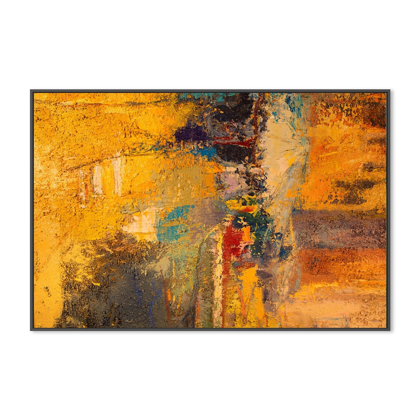 Amber Bliss, Hand-Painted Canvas