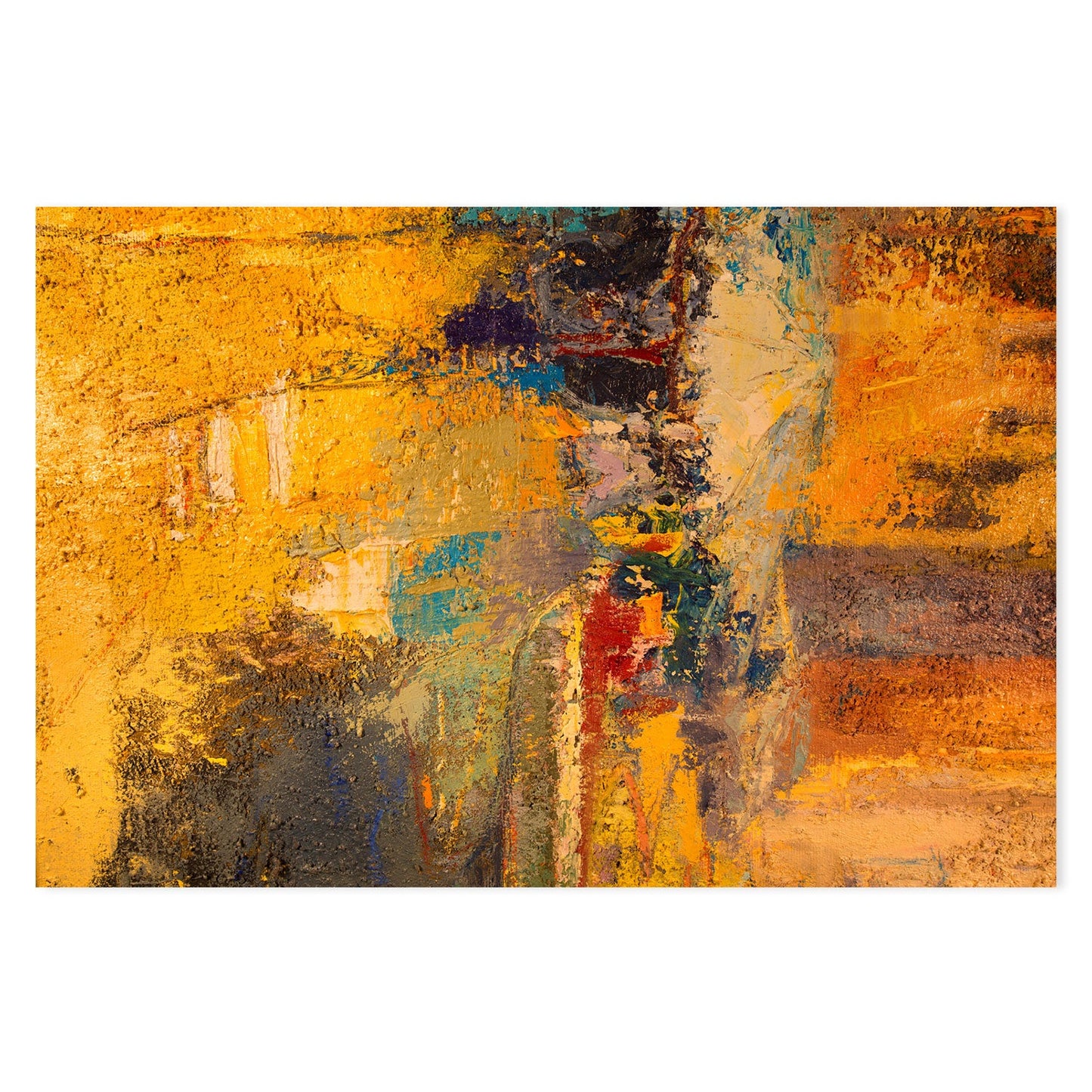 Amber Bliss, Hand-Painted Canvas