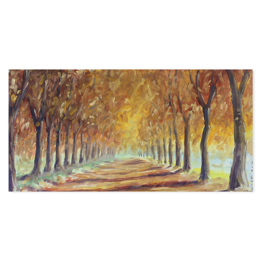 Autumn Welcome, Hand-Painted Canvas