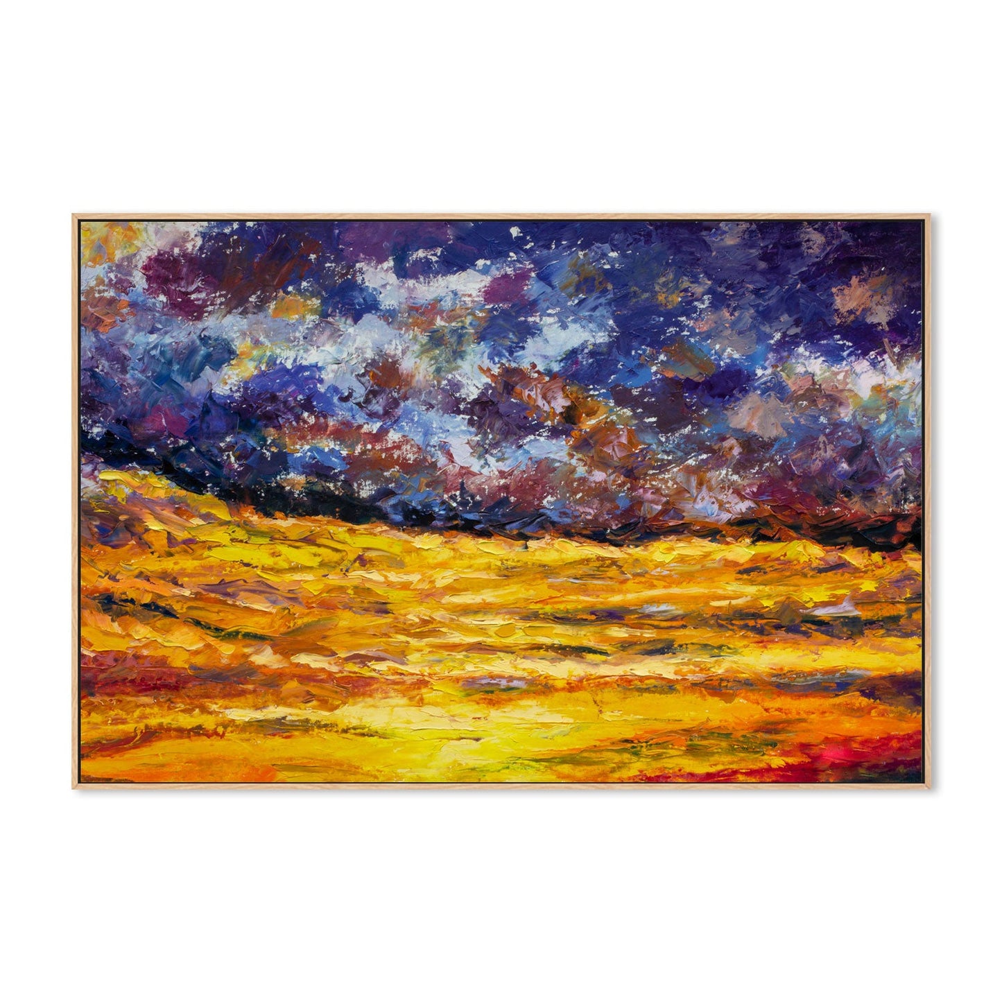 Day and Night, Hand-Painted Canvas