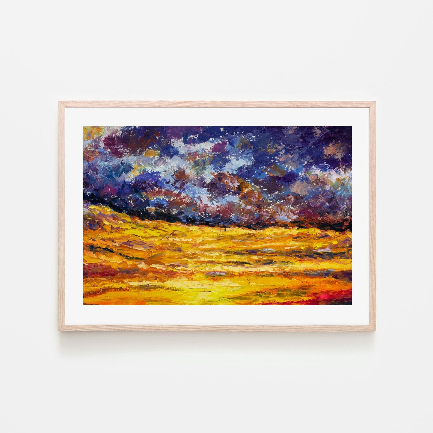 Day and Night, Hand-Painted Canvas