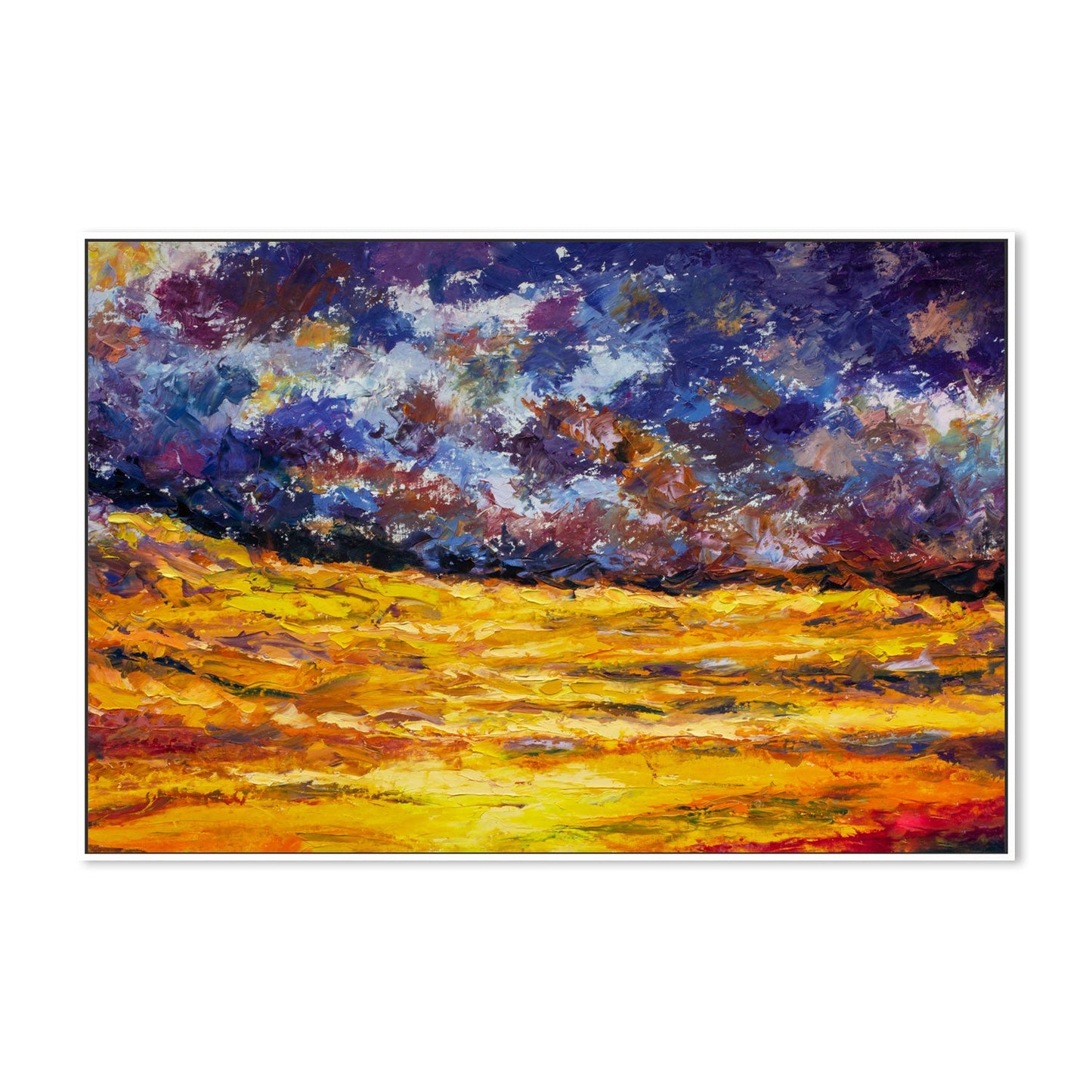 Day and Night, Hand-Painted Canvas