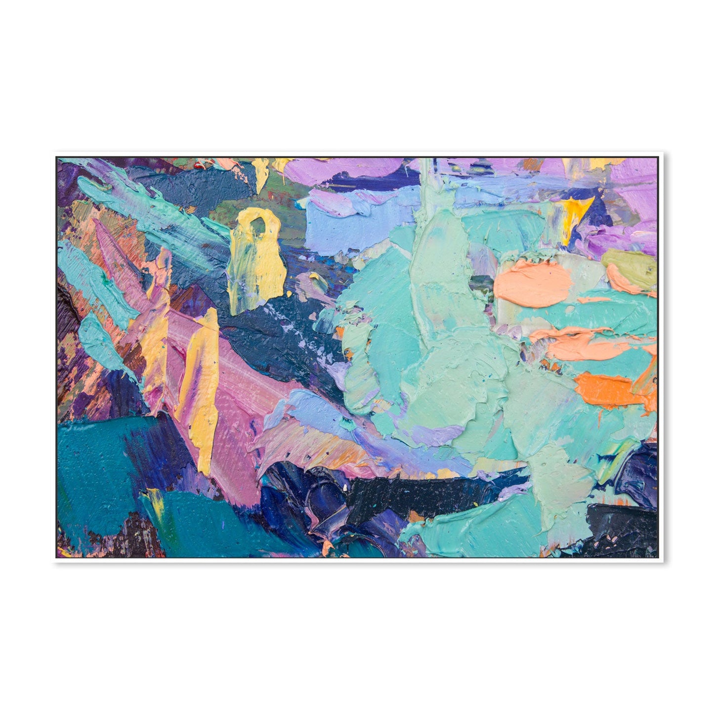 Multicoloured Madness, Style D, Hand-Painted Canvas