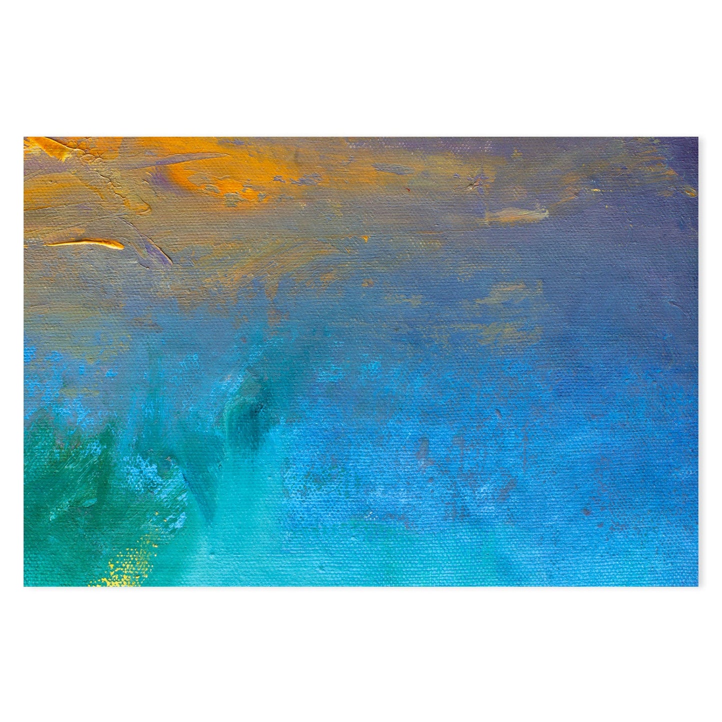 An Intrusion of Colour, Hand-Painted Canvas