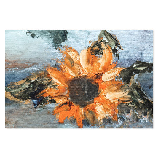 Bright Daisy, Style B, Hand-Painted Canvas