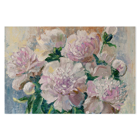 Muted Bouquet, Hand-Painted Canvas