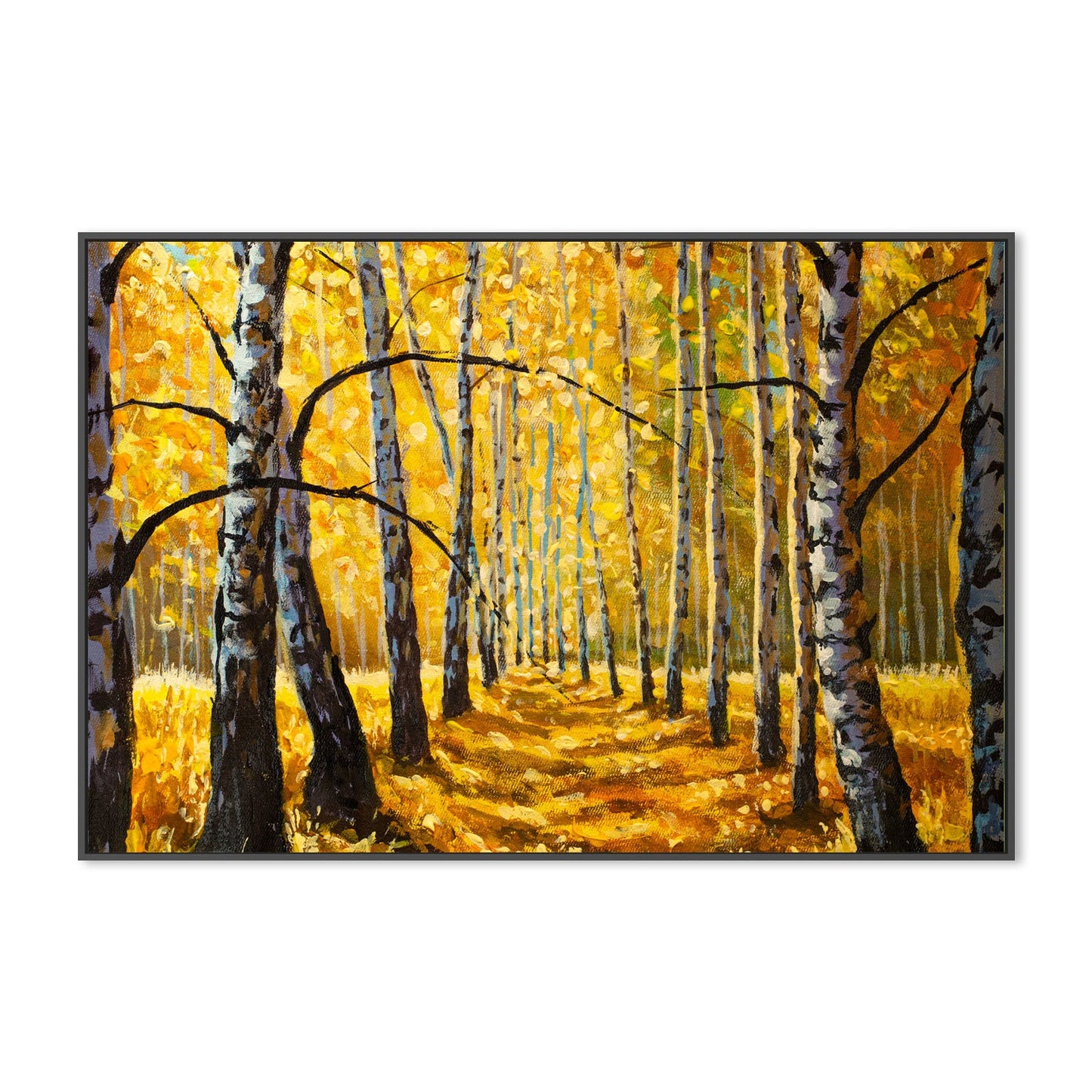 A Forests Opening, Hand-Painted Canvas