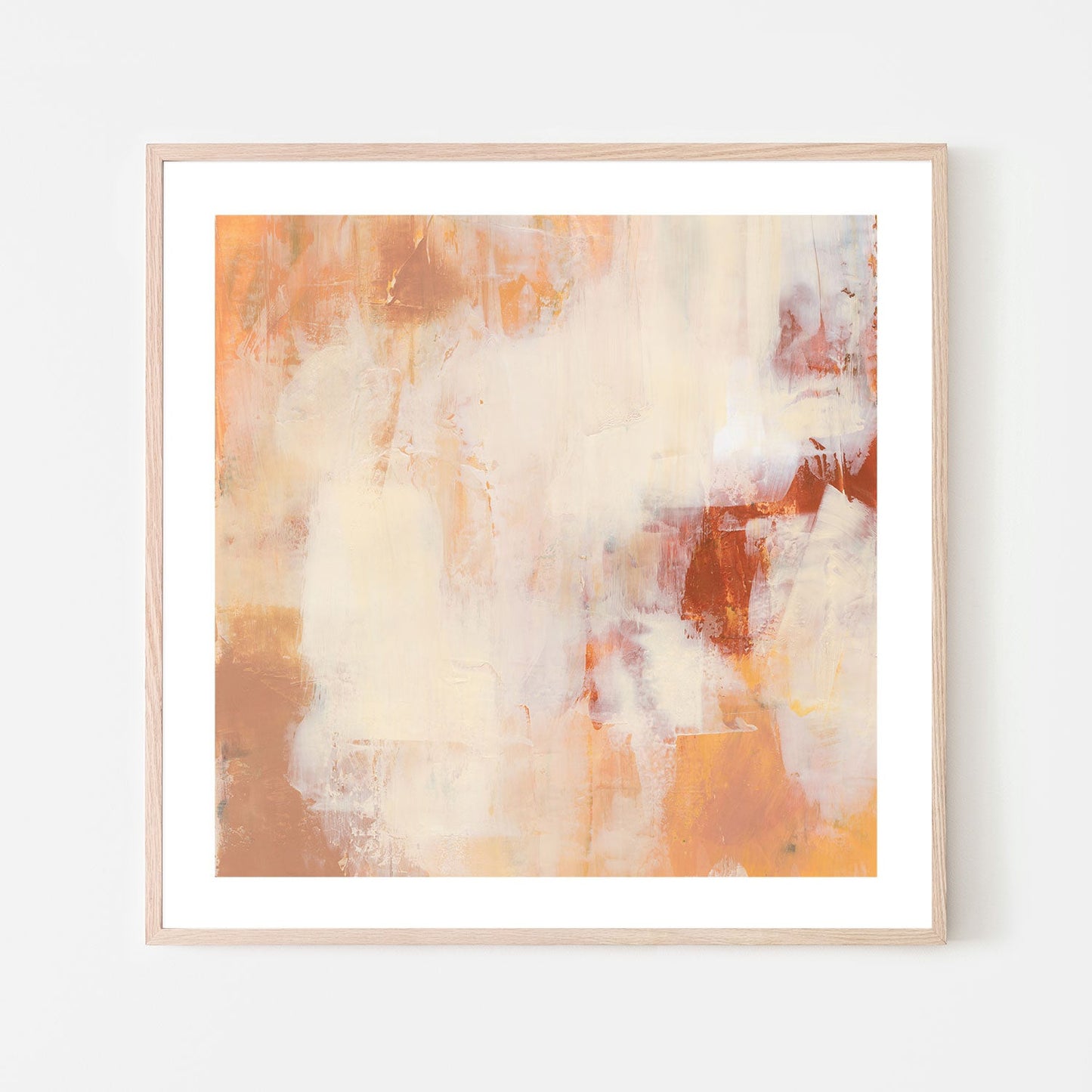 Peachy Dreams, Hand-Painted Canvas