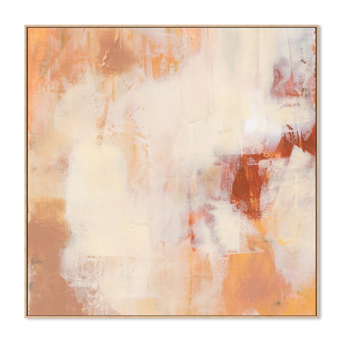 Peachy Dreams, Hand-Painted Canvas