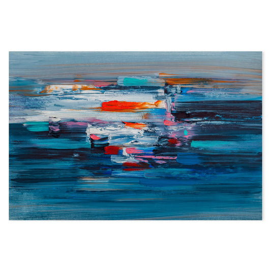 Colour Drift , Hand-Painted Canvas