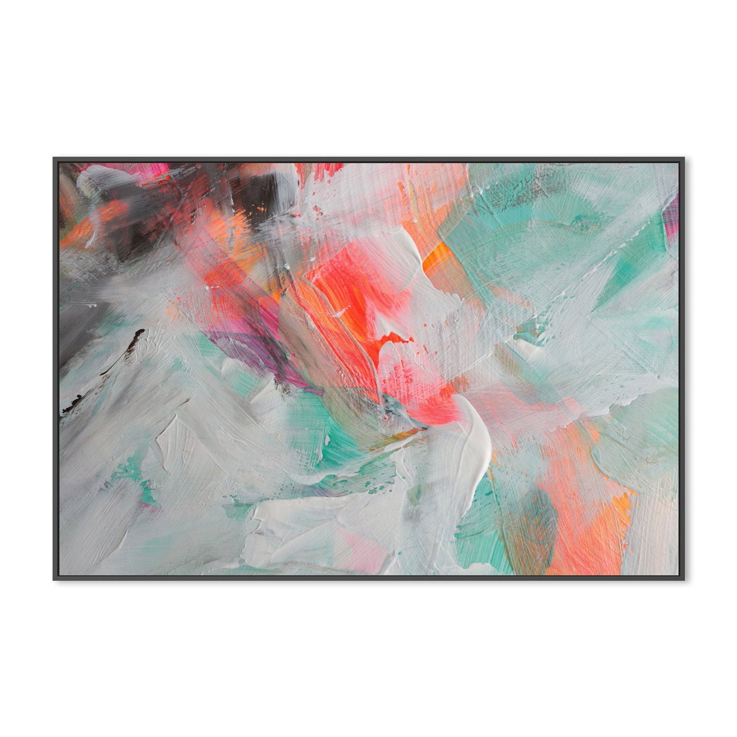 Fluro Colours, Style C , Hand-Painted Canvas