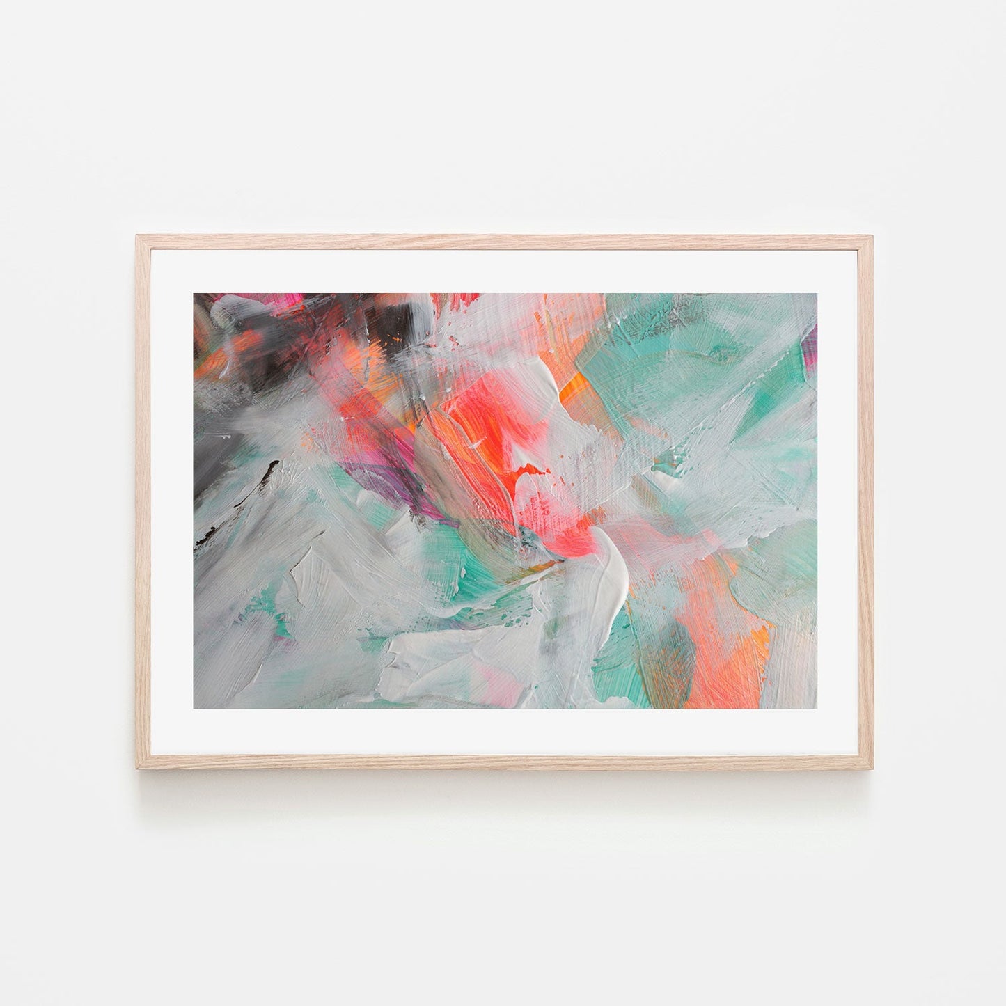 Fluro Colours, Style C , Hand-Painted Canvas