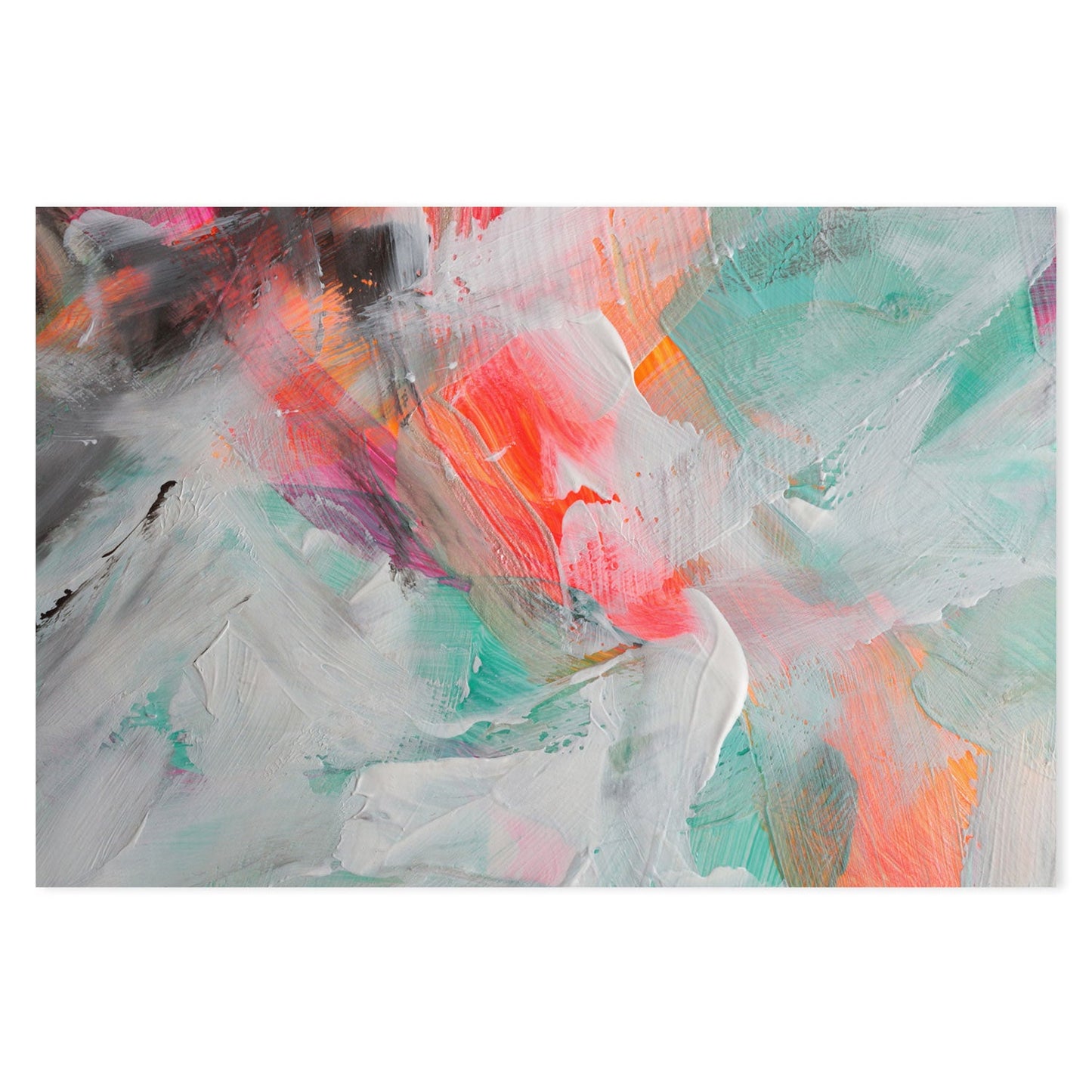 Fluro Colours, Style C , Hand-Painted Canvas