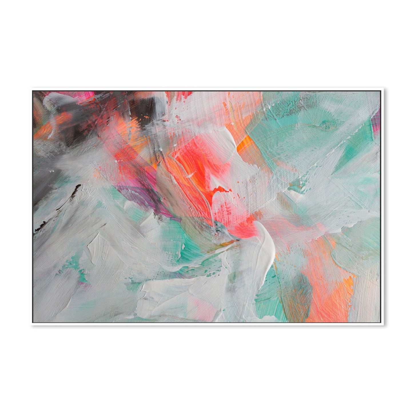 Fluro Colours, Style C , Hand-Painted Canvas