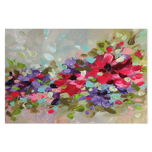 Colourful Array Of Petals , Hand-Painted Canvas