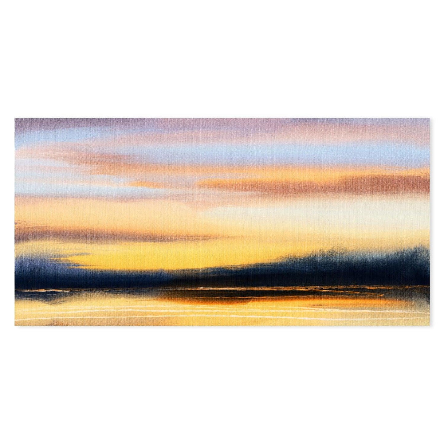 At Sunset , Hand-painted Canvas