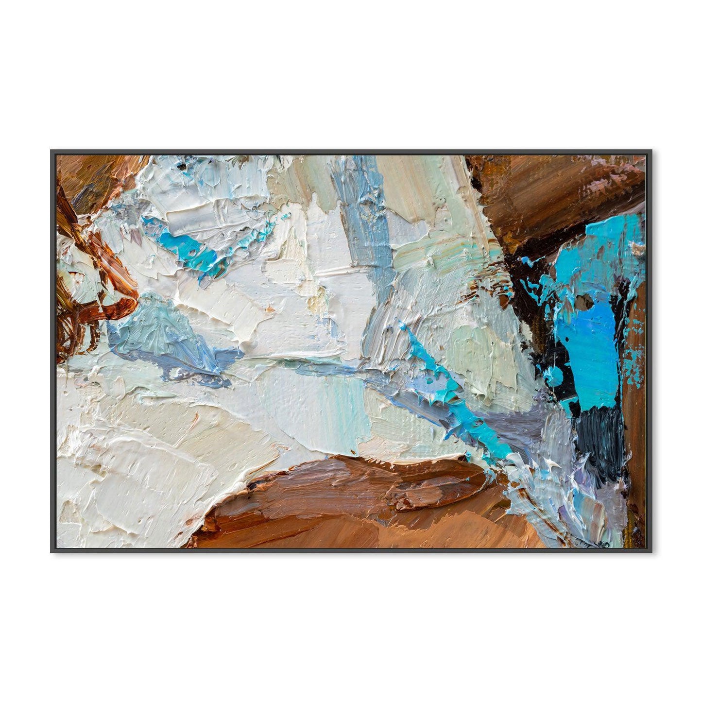 Water and Rust , Hand-painted Canvas