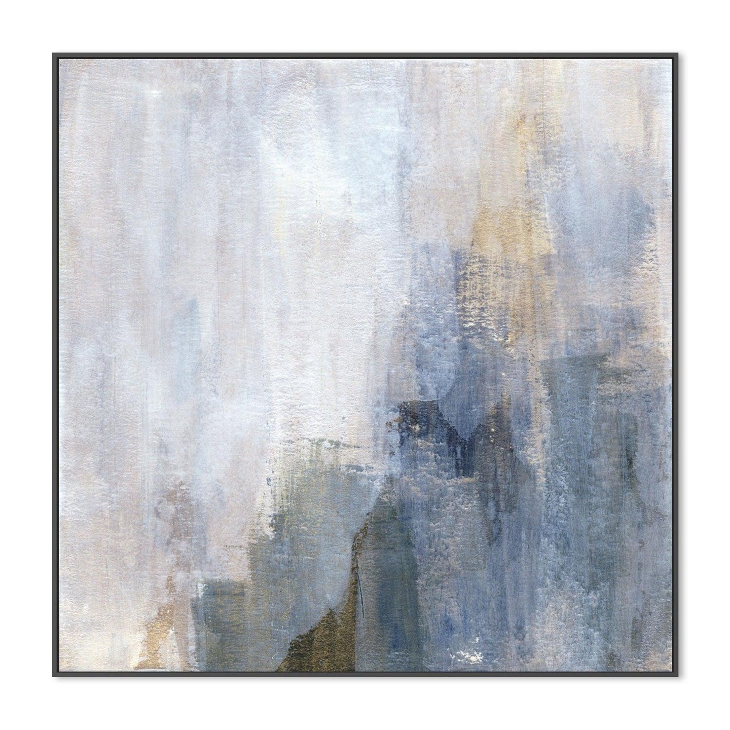 Powder Blue , Hand-painted Canvas