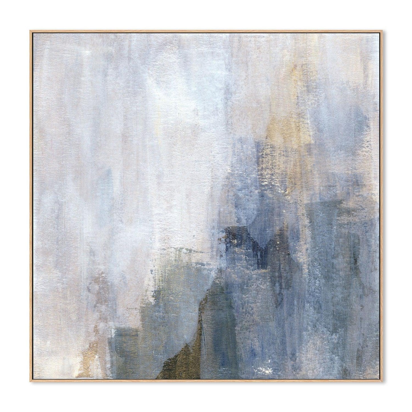 Powder Blue , Hand-painted Canvas