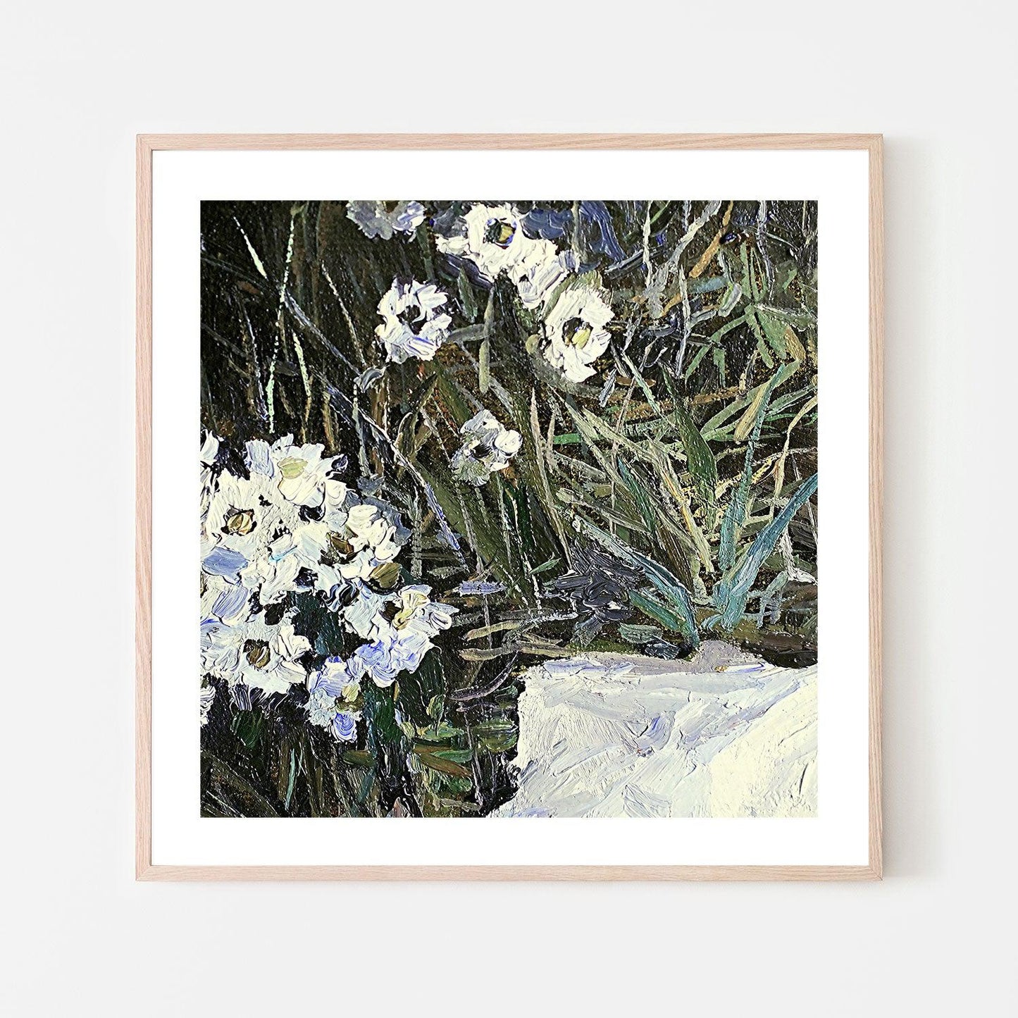 Pick A Daisy , Hand-painted Canvas