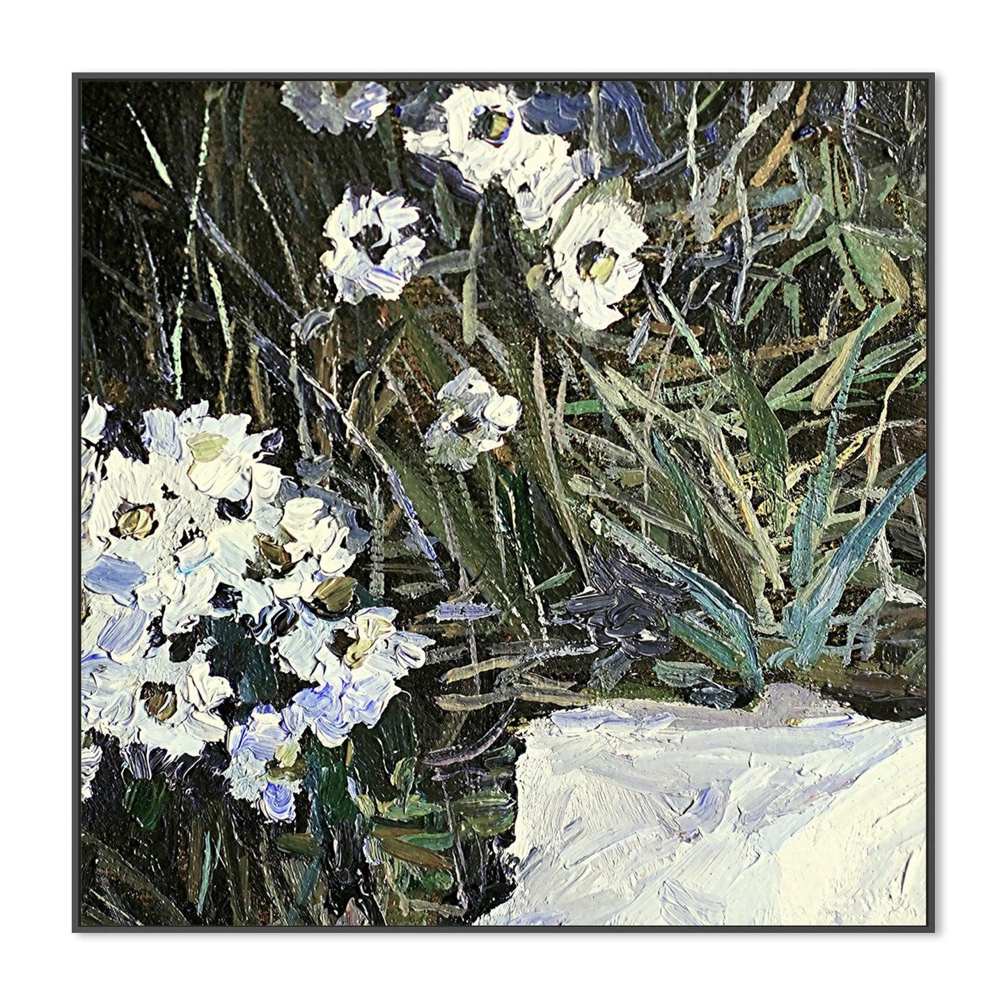Pick A Daisy , Hand-painted Canvas