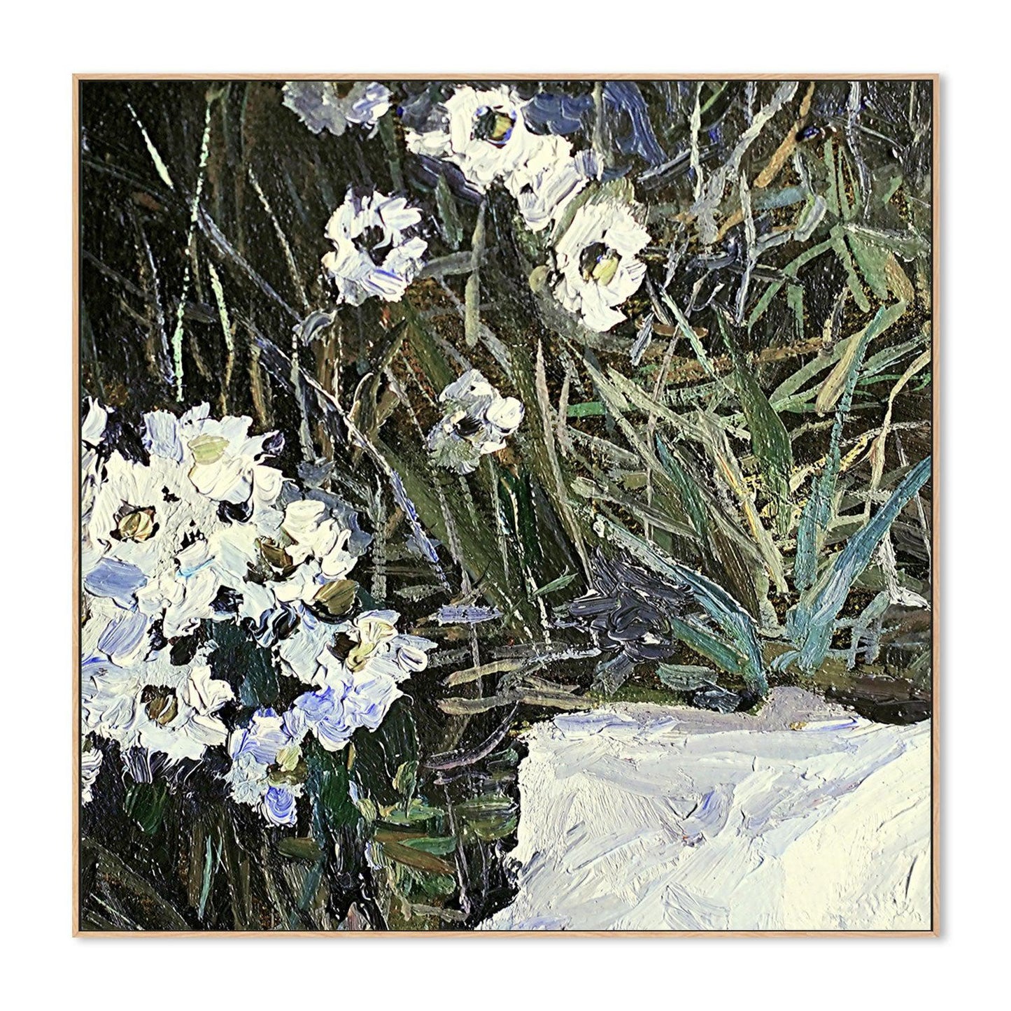 Pick A Daisy , Hand-painted Canvas