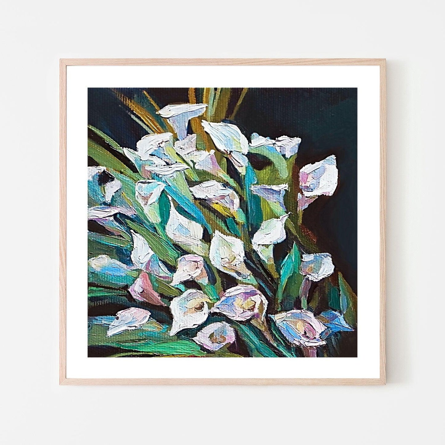 Calla Lily , Hand-painted Canvas