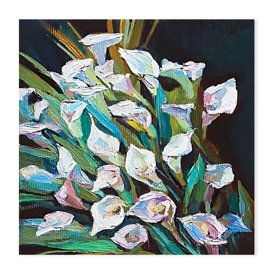 Calla Lily , Hand-painted Canvas