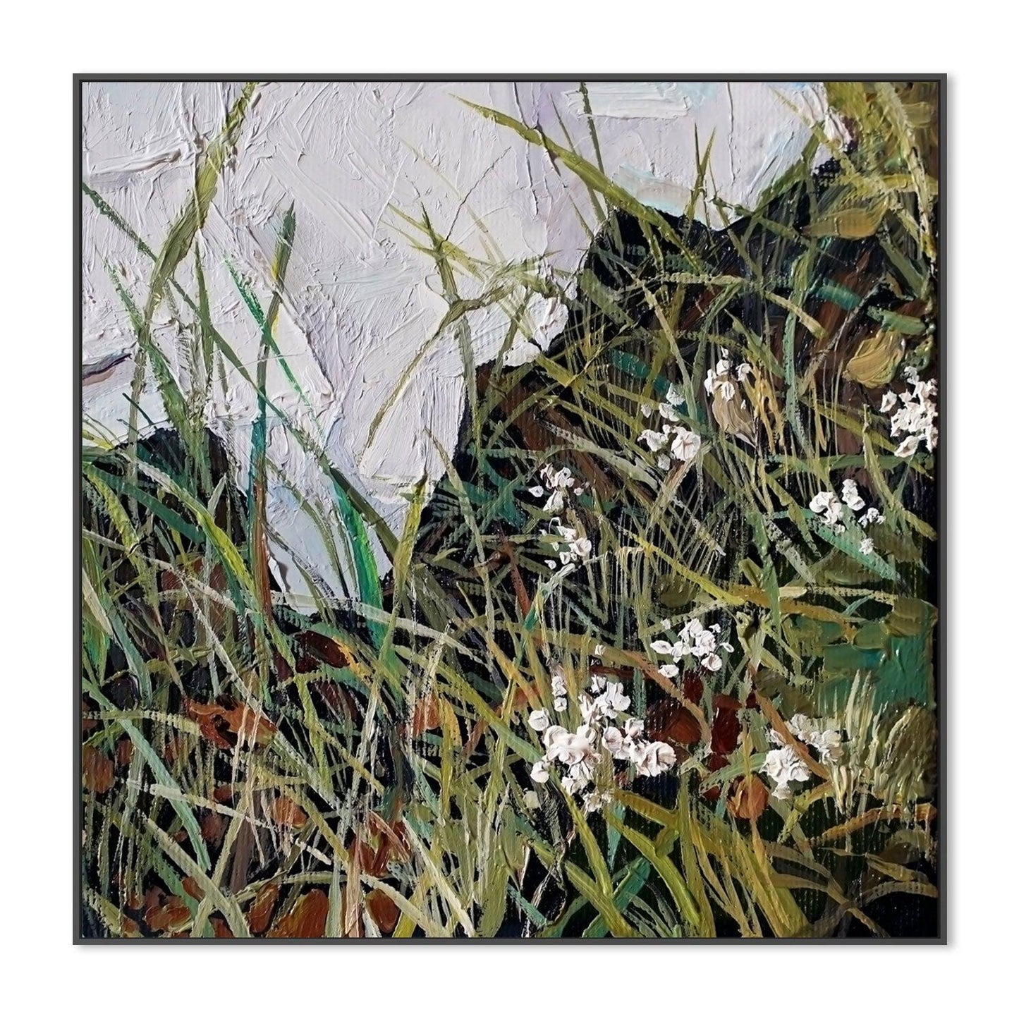 In The Field , Hand-painted Canvas