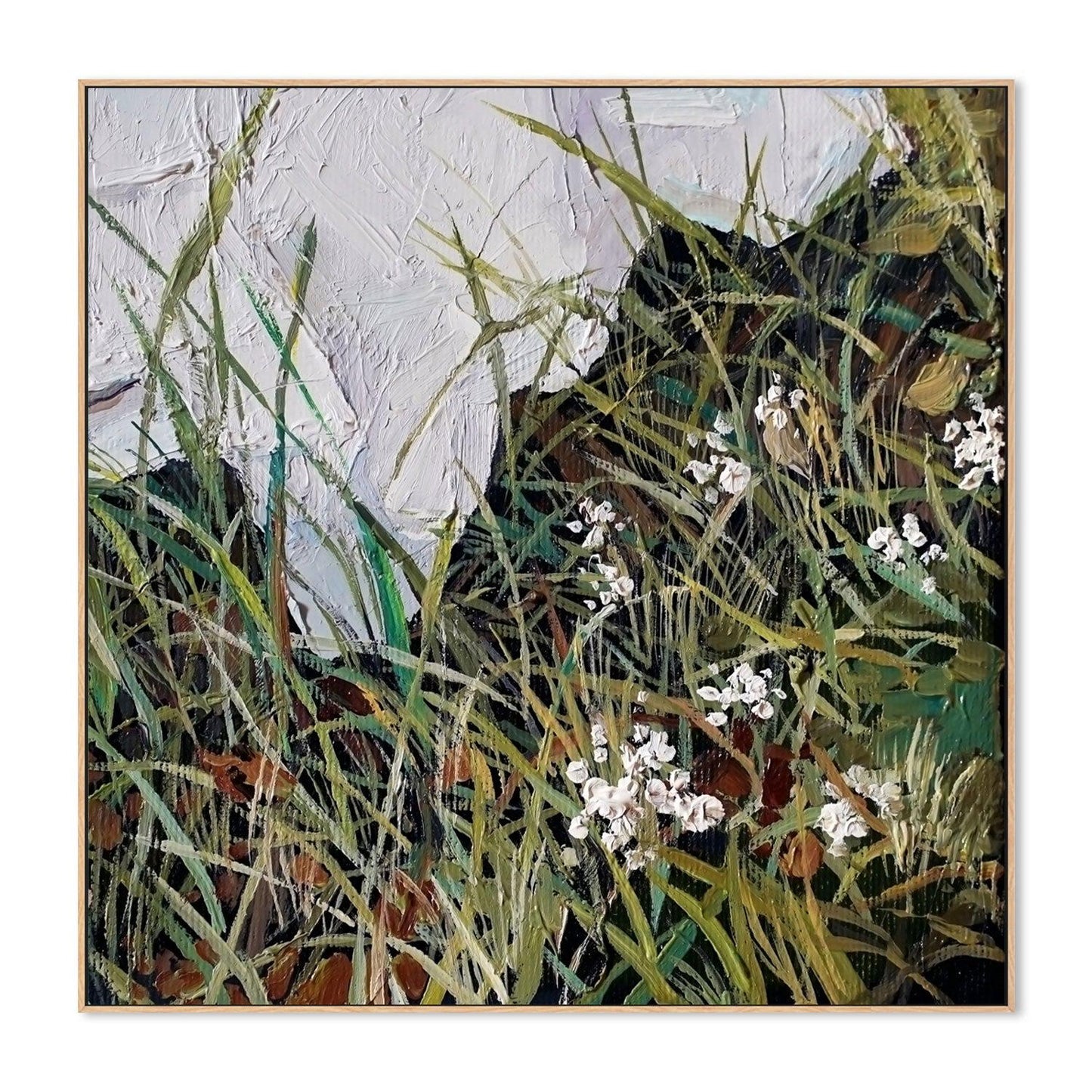 In The Field , Hand-painted Canvas