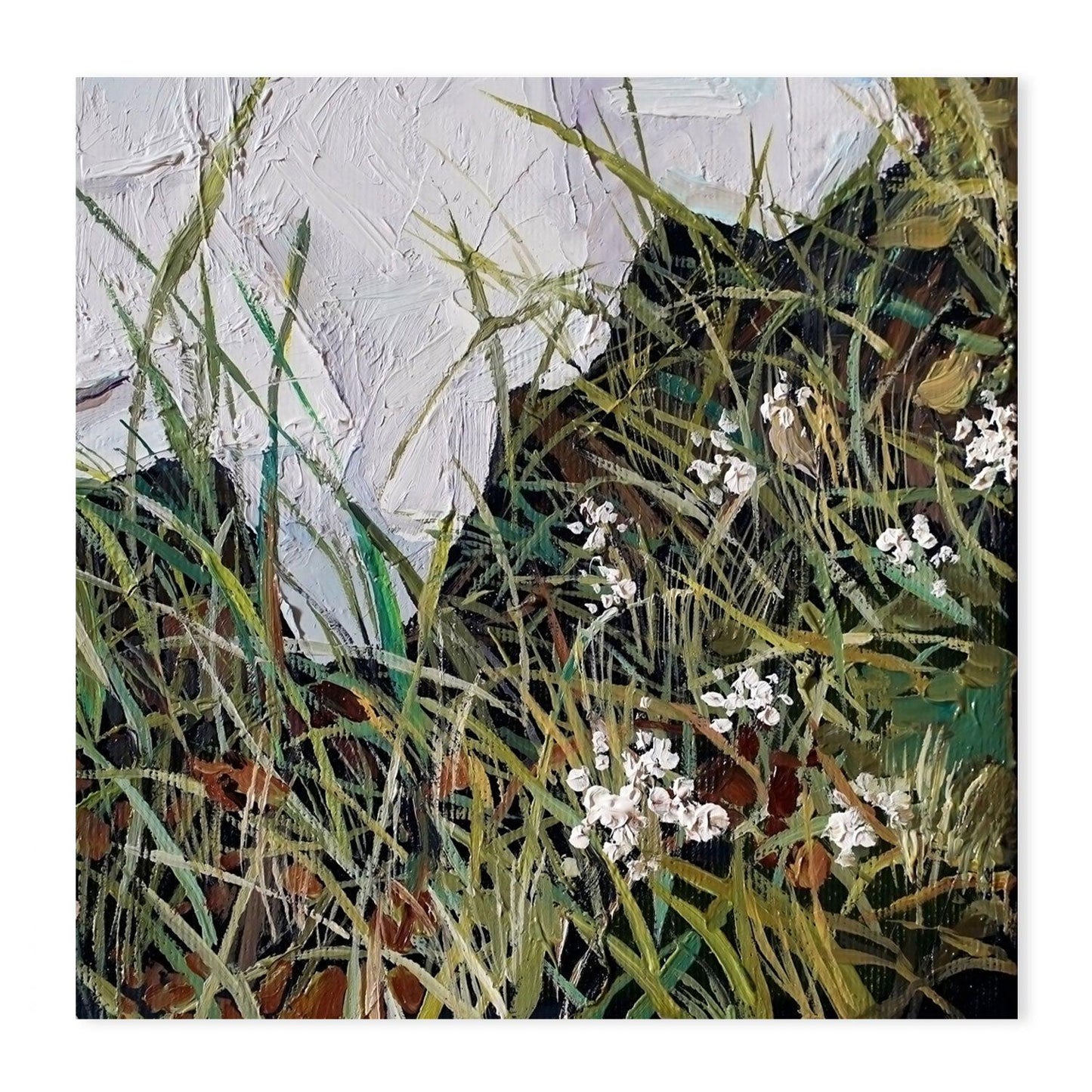 In The Field , Hand-painted Canvas