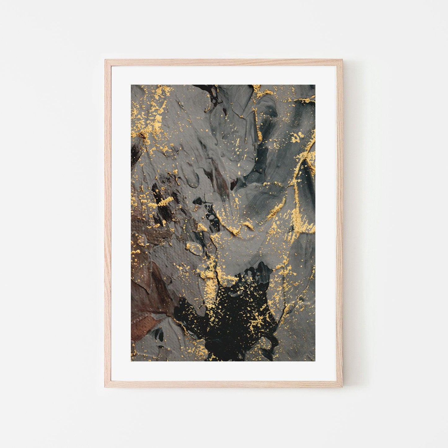 A Sprinkle Of Gold , Hand-painted Canvas