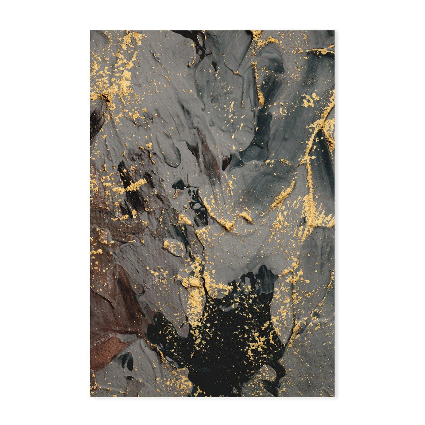 A Sprinkle Of Gold , Hand-painted Canvas