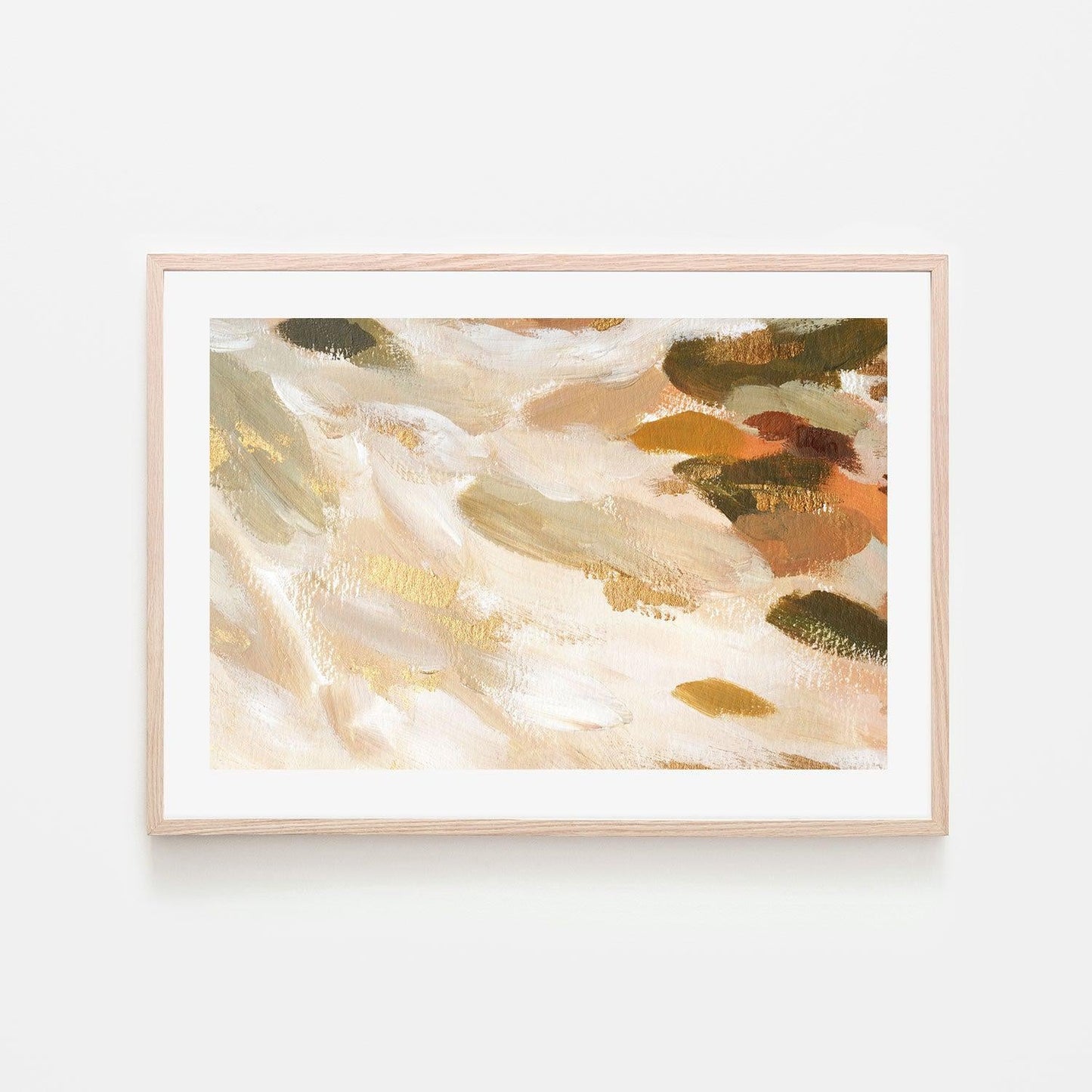 Waves of Gold, Style A , Hand-painted Canvas