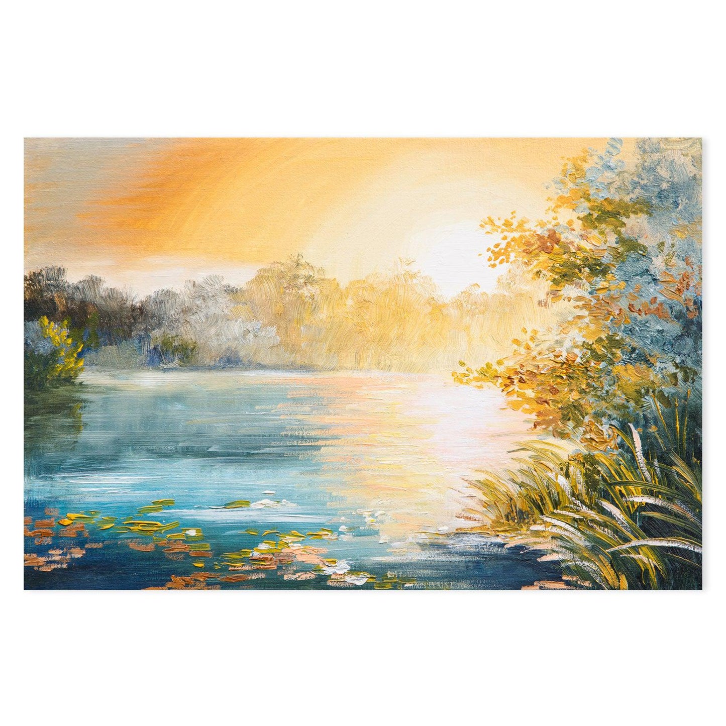 At Sunset  , Hand-painted Canvas