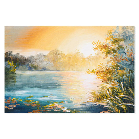 At Sunset  , Hand-painted Canvas
