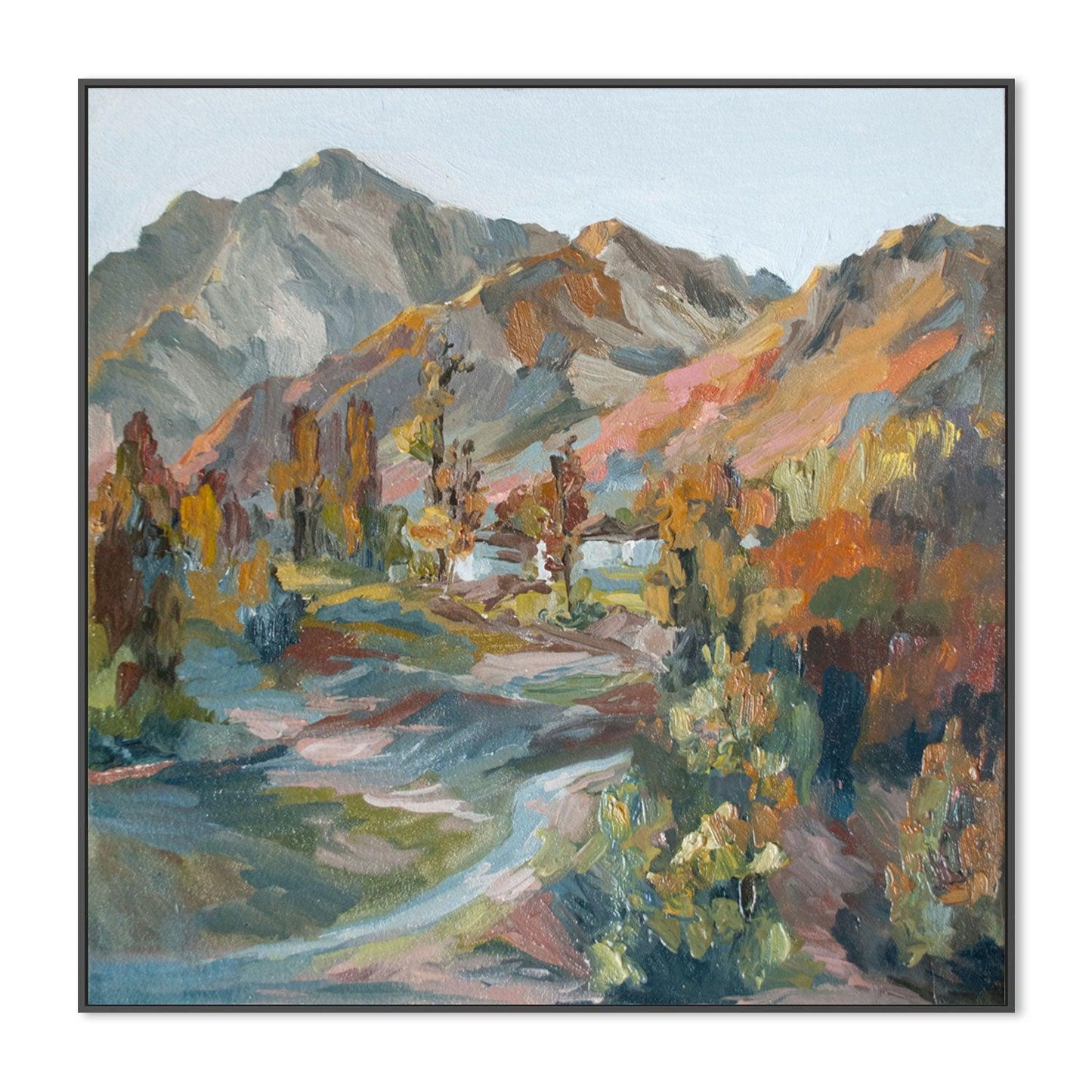 Desert Mountains  , Hand-painted Canvas